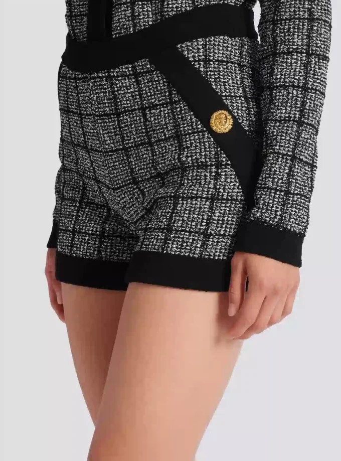 Light tweed shorts