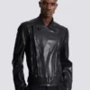 Lightweight lambskin leather biker jacket Lightweight lambskin leather biker jacket