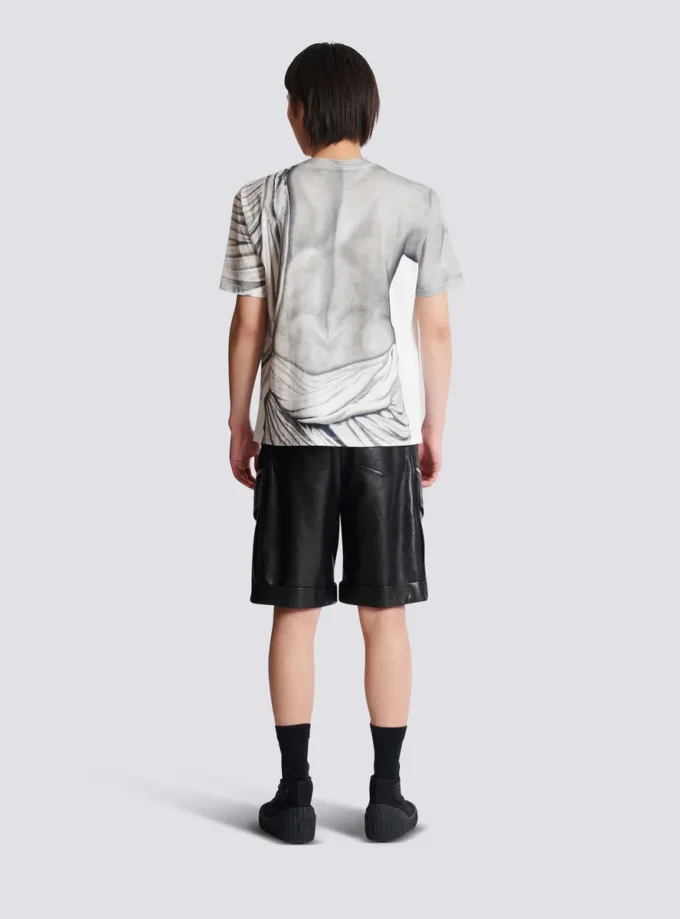 Logo T-shirt with Statue print Logo T-shirt with Statue print