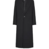 Long coat in grain de poudre wool Long coat in grain de poudre wool