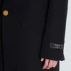 Long coat in grain de poudre wool Long coat in grain de poudre wool