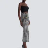 Long gingham tweed skirt Long gingham tweed skirt