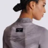 Long-sleeve high-neck draped print trompe-l’œil t-shirt Long-sleeve high-neck draped print trompe-l’œil t-shirt