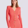 Long-sleeved cable-knit cardigan