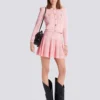 Long-sleeved textured knit cardigan