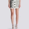 Love letter embroidered tweed skirt Love letter embroidered tweed skirt