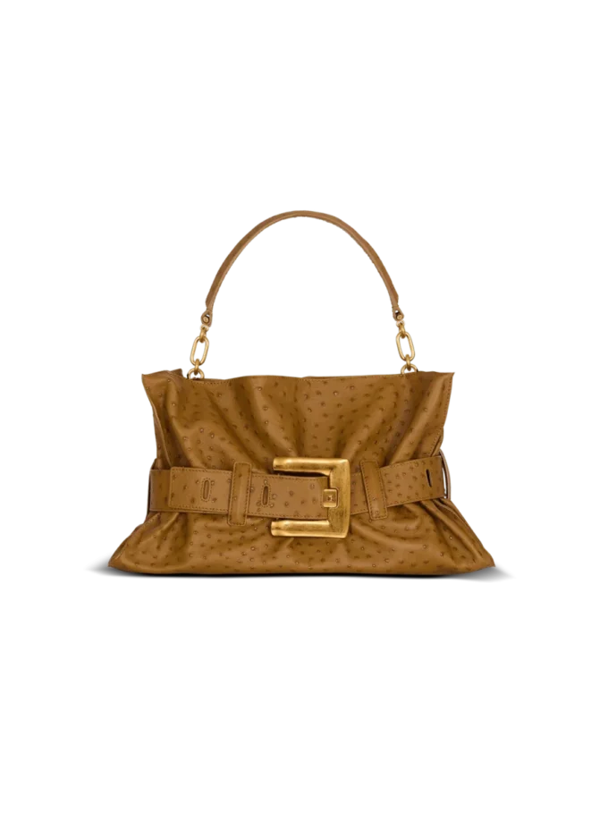Medium Anthem bag in embossed calfskin
