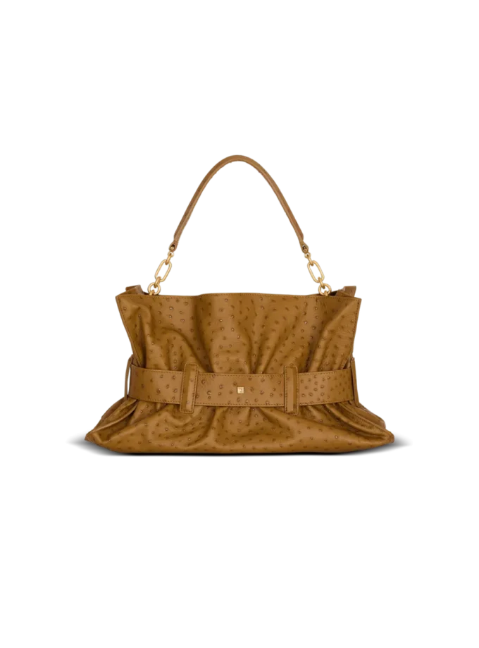 Medium Anthem bag in embossed calfskin