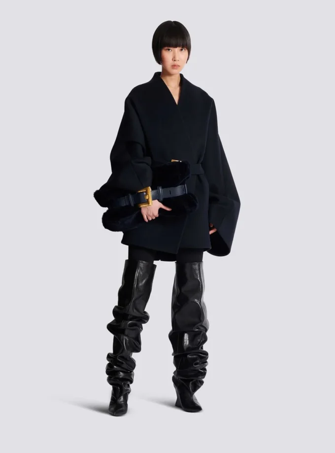 Medium Anthem bag in shearling Medium Anthem bag in shearling