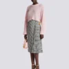 Midi skirt with Prince of Wales check Midi skirt with Prince of Wales check
