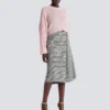 Midi skirt with Prince of Wales check Midi skirt with Prince of Wales check