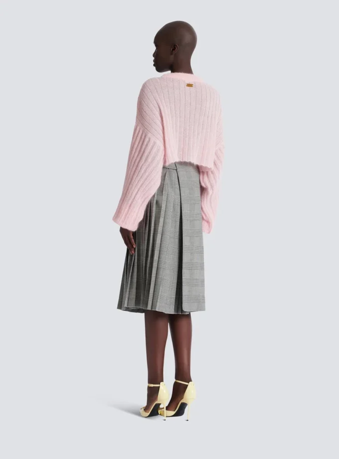 Midi skirt with Prince of Wales check Midi skirt with Prince of Wales check