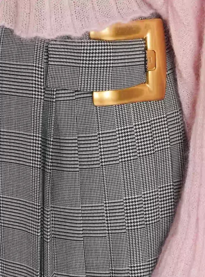 Midi skirt with Prince of Wales check Midi skirt with Prince of Wales check
