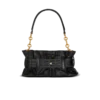 Mini Anthem bag in embossed crocodile-print calfskin