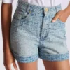Monogram denim short Monogram denim short