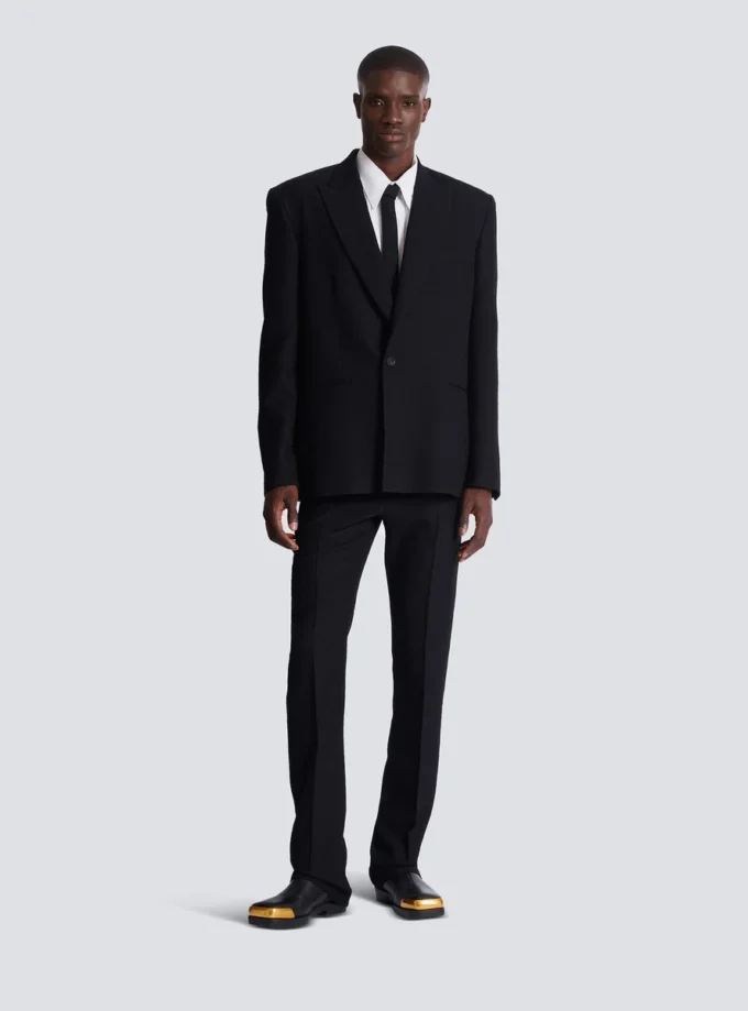 Monogram grain de poudre 1-button jacket Monogram grain de poudre 1-button jacket
