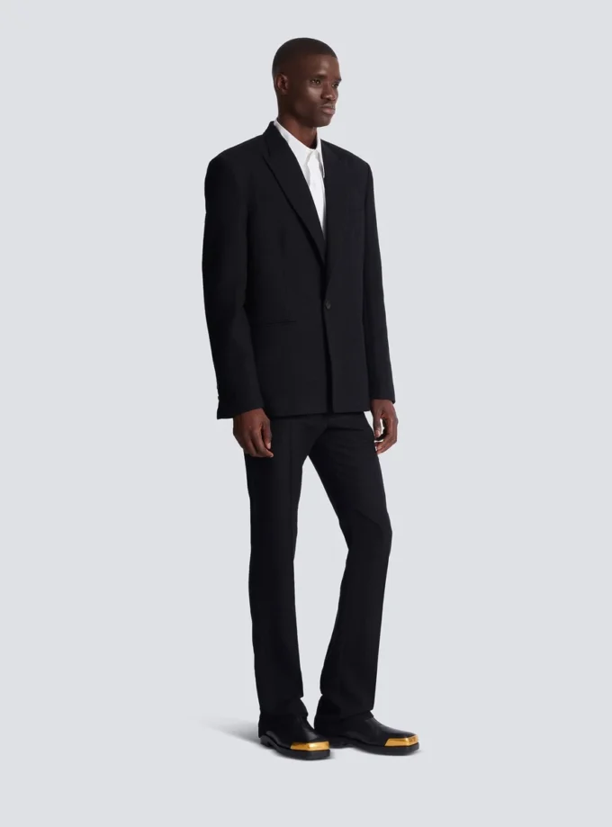 Monogram grain de poudre 1-button jacket Monogram grain de poudre 1-button jacket