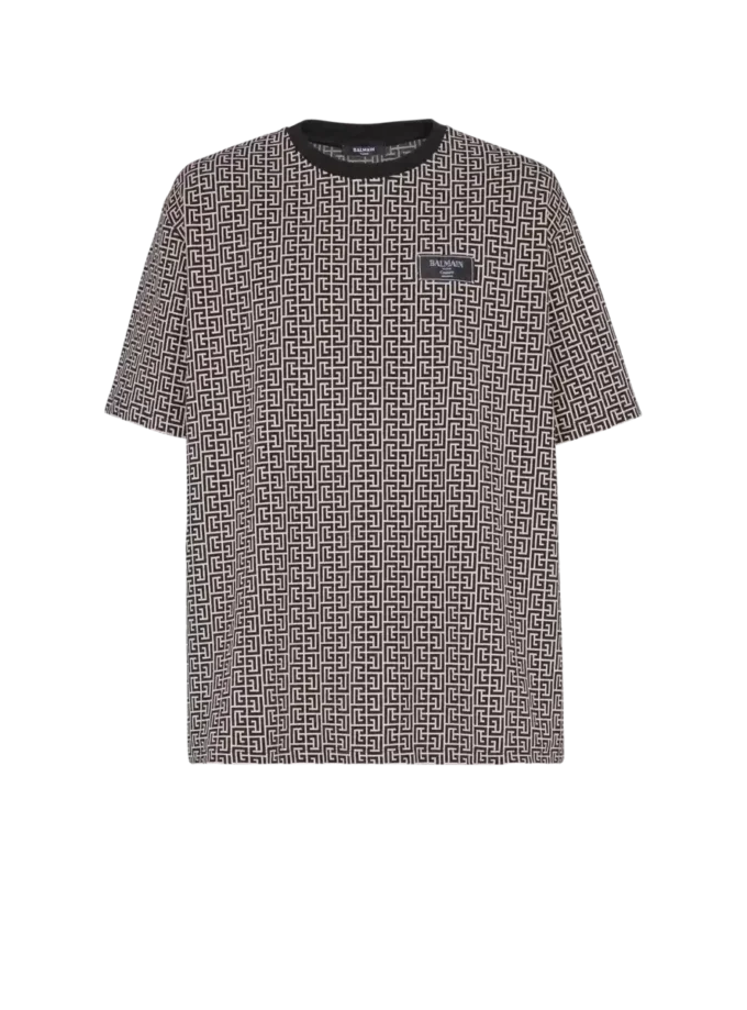 Monogram jacquard T-shirt Monogram jacquard T-shirt