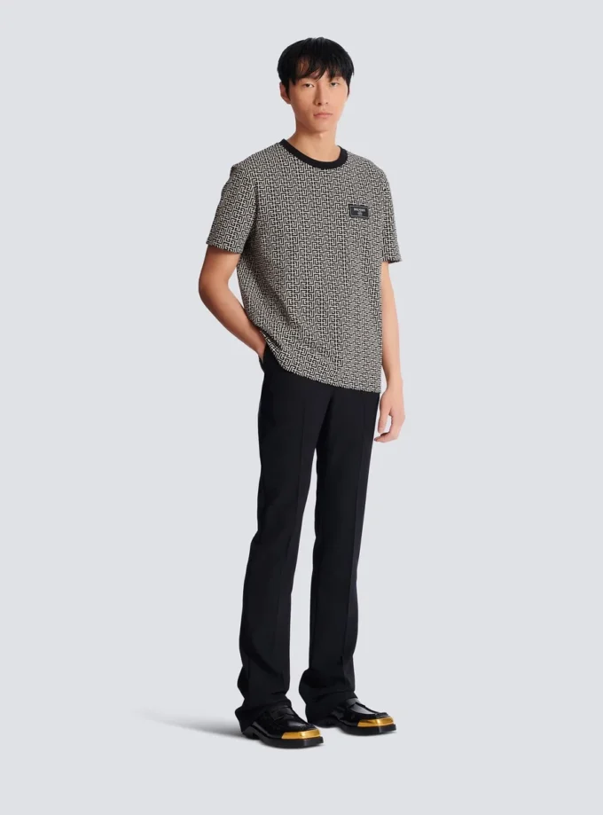 Monogram jacquard T-shirt Monogram jacquard T-shirt
