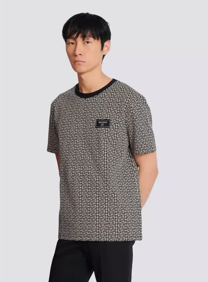 Monogram jacquard T-shirt Monogram jacquard T-shirt