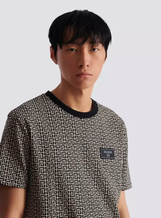 Monogram jacquard T-shirt Monogram jacquard T-shirt