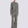 Monogrammed flowing trousers Monogrammed flowing trousers