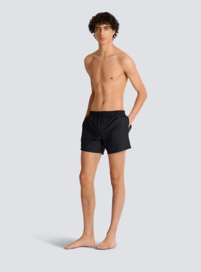 Monogrammed swim shorts Monogrammed swim shorts
