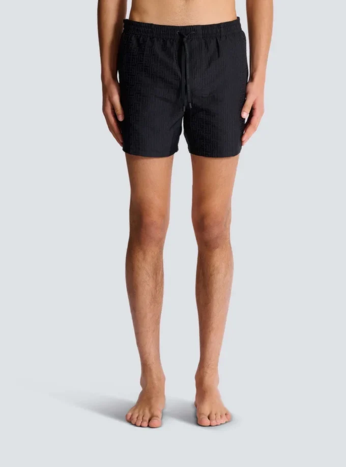 Monogrammed swim shorts Monogrammed swim shorts