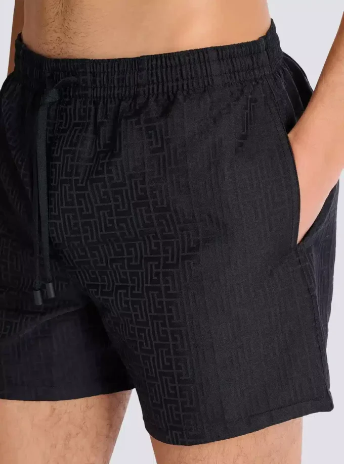 Monogrammed swim shorts Monogrammed swim shorts