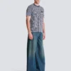 Monogrammed T-shirt with Balmain Couture label Monogrammed T-shirt with Balmain Couture label