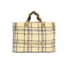 Plaid tweed 1945 tote bag