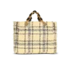 Plaid tweed 1945 tote bag