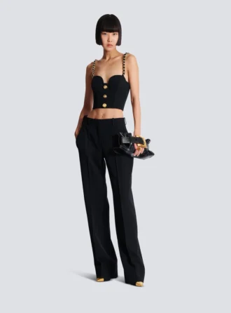 Plain top with chain straps