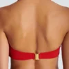 Plain two-piece swimsuit