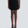 Pleated glitter knit skirt Pleated glitter knit skirt