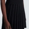 Pleated glitter knit skirt Pleated glitter knit skirt