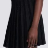 Pleated glitter knit skirt Pleated glitter knit skirt
