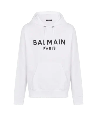 Printed Balmain Paris hoodie Printed Balmain Paris hoodie