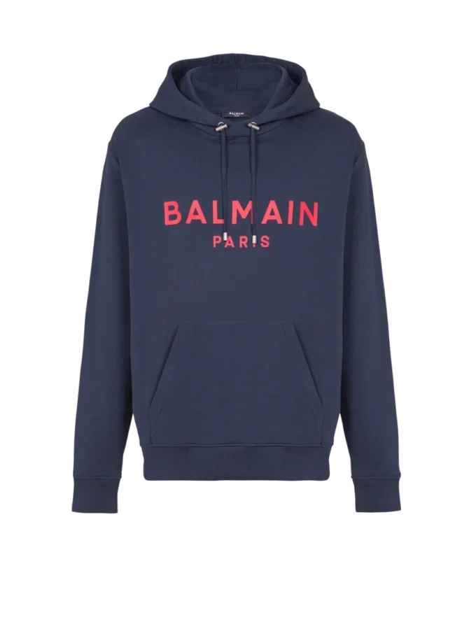 Printed Balmain Paris hoodie Printed Balmain Paris hoodie