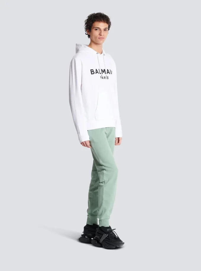 Printed Balmain Paris hoodie Printed Balmain Paris hoodie