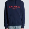 Printed Balmain Paris hoodie Printed Balmain Paris hoodie