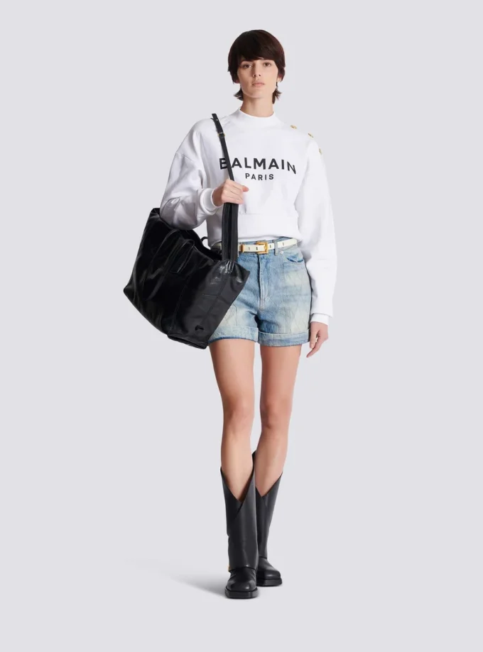 Printed Balmain Paris sweatshirt Printed Balmain Paris sweatshirt