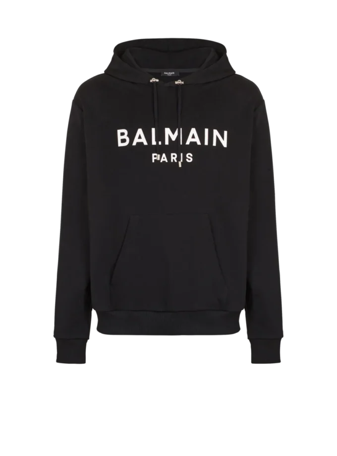 Printed cotton hoodie Printed cotton hoodie