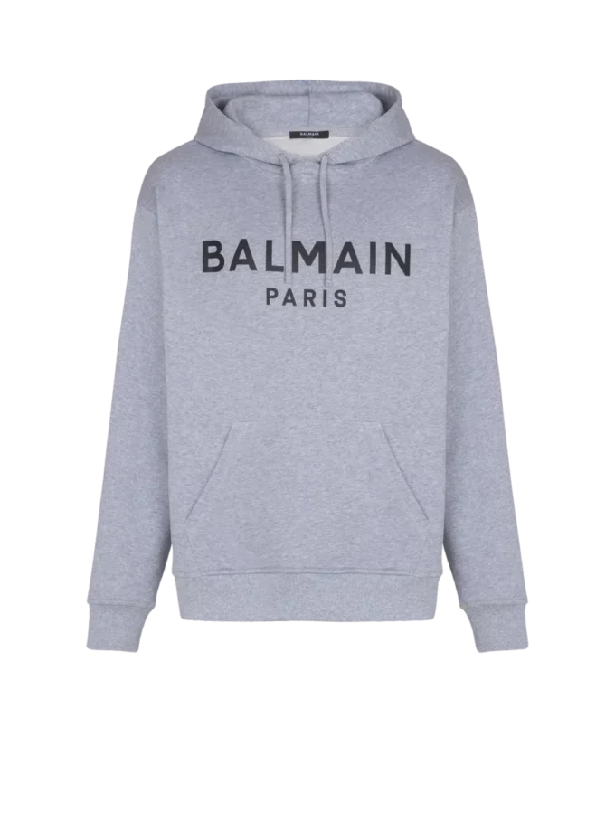 Printed cotton hoodie Printed cotton hoodie