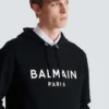 Printed cotton hoodie Printed cotton hoodie