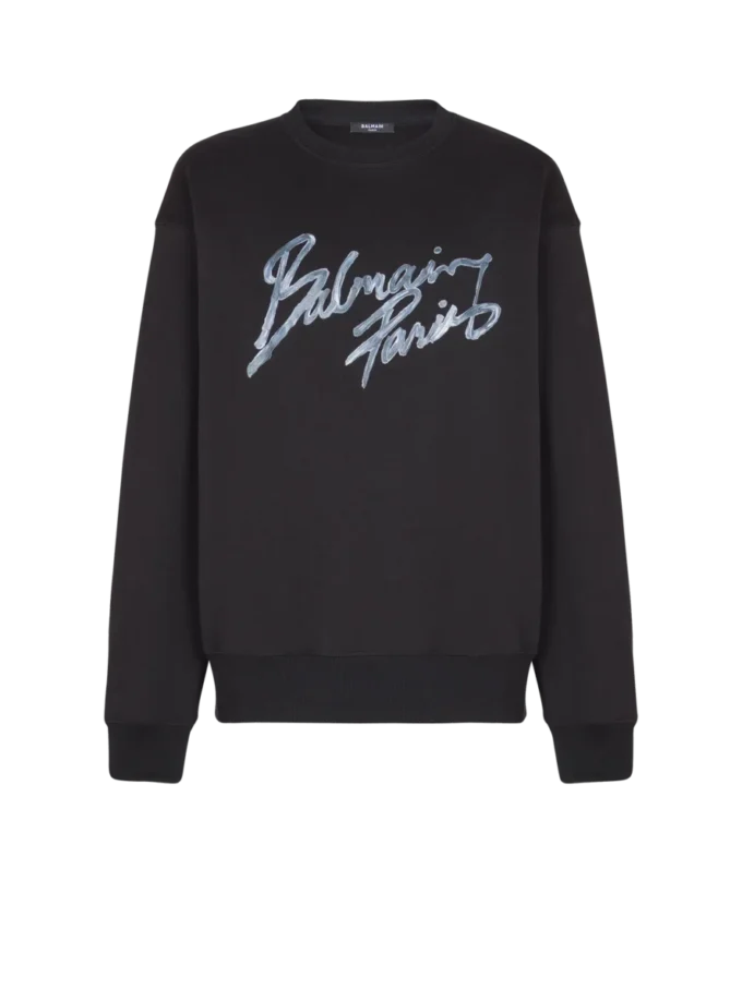 Printed cotton sweatshirt Printed cotton sweatshirt