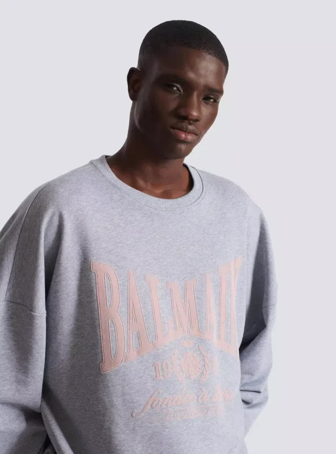 Printed cotton sweatshirt Printed cotton sweatshirt