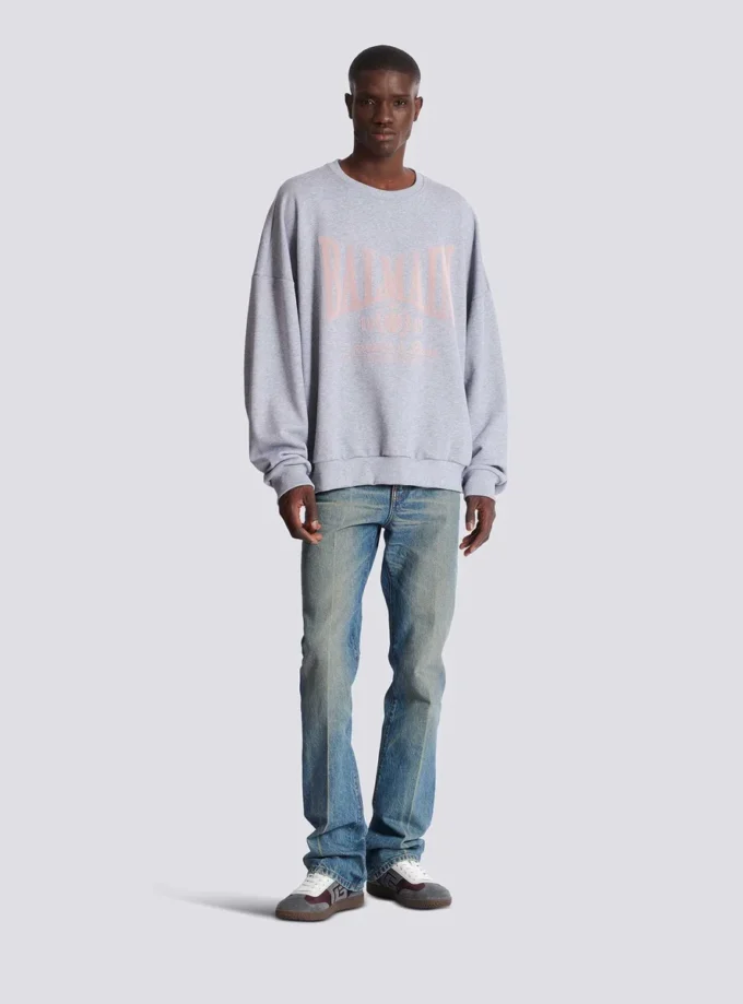 Printed cotton sweatshirt Printed cotton sweatshirt