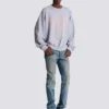 Printed cotton sweatshirt Printed cotton sweatshirt