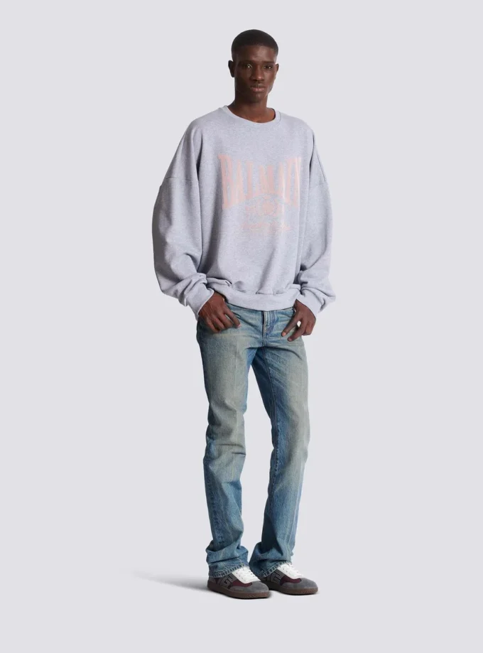Printed cotton sweatshirt Printed cotton sweatshirt